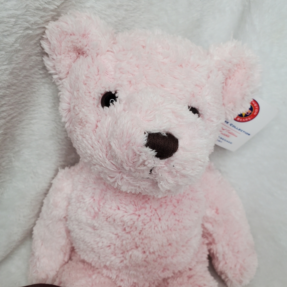 CHEESECAKE FACTORY 2006 13" PINK BEAR PLUSH LIMITED ED BY HERRINGTON TEDDY BEARS
